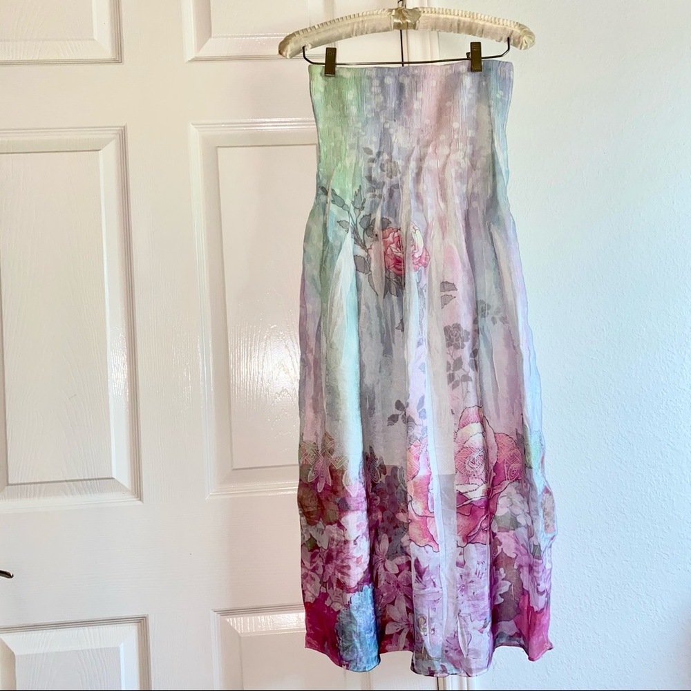 LAPIS FLOWING DRESS - Picture 3 of 6